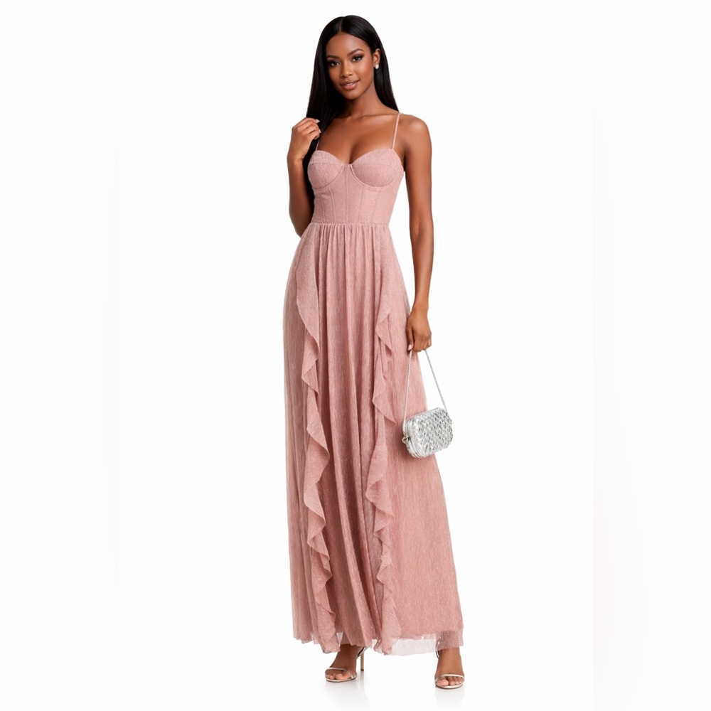 Aqua Blush Pink Maxi Dress SEXY PINK💃🏼